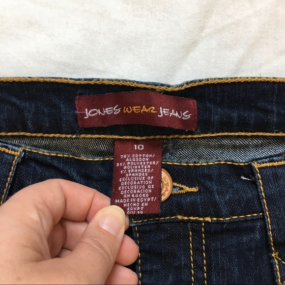 Y2K Jones Wear Jeans Cuffed Cropped Jeans, 10 - Picture 8 of 8